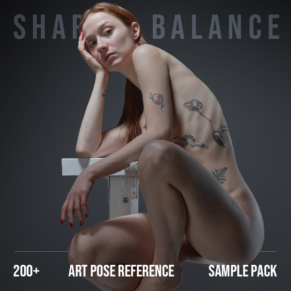 200+ Shape & Balance Art Pose SAMPLE PACK